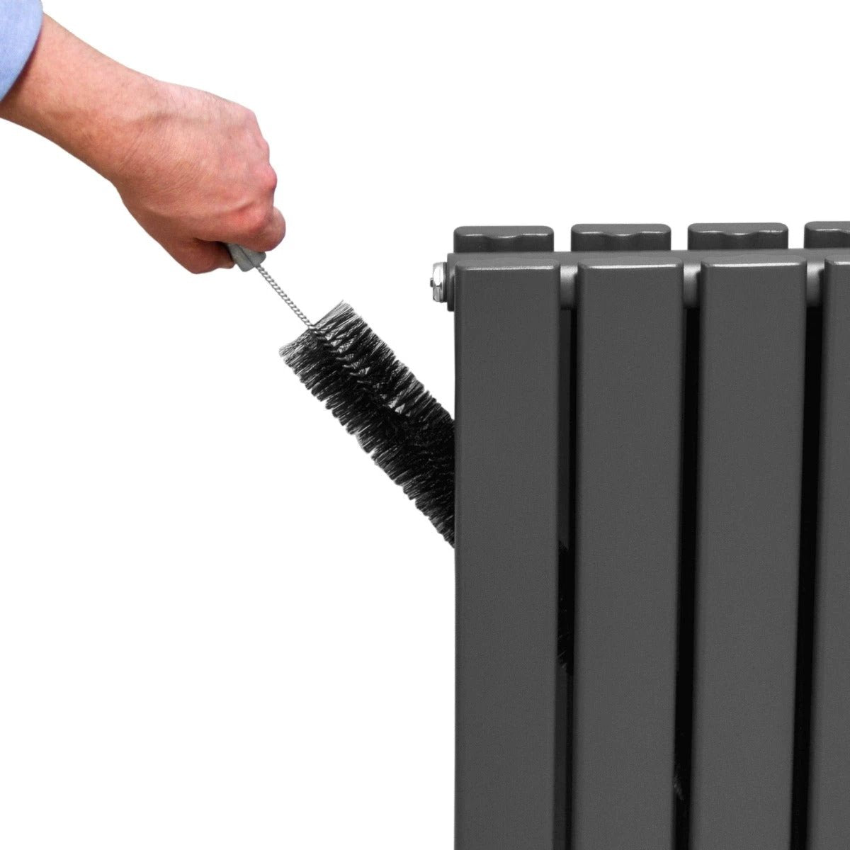 Designer Flat Panel Radiator 1800mm x 280mm Anthracite Grey For Modern Interiors by Monster Shop