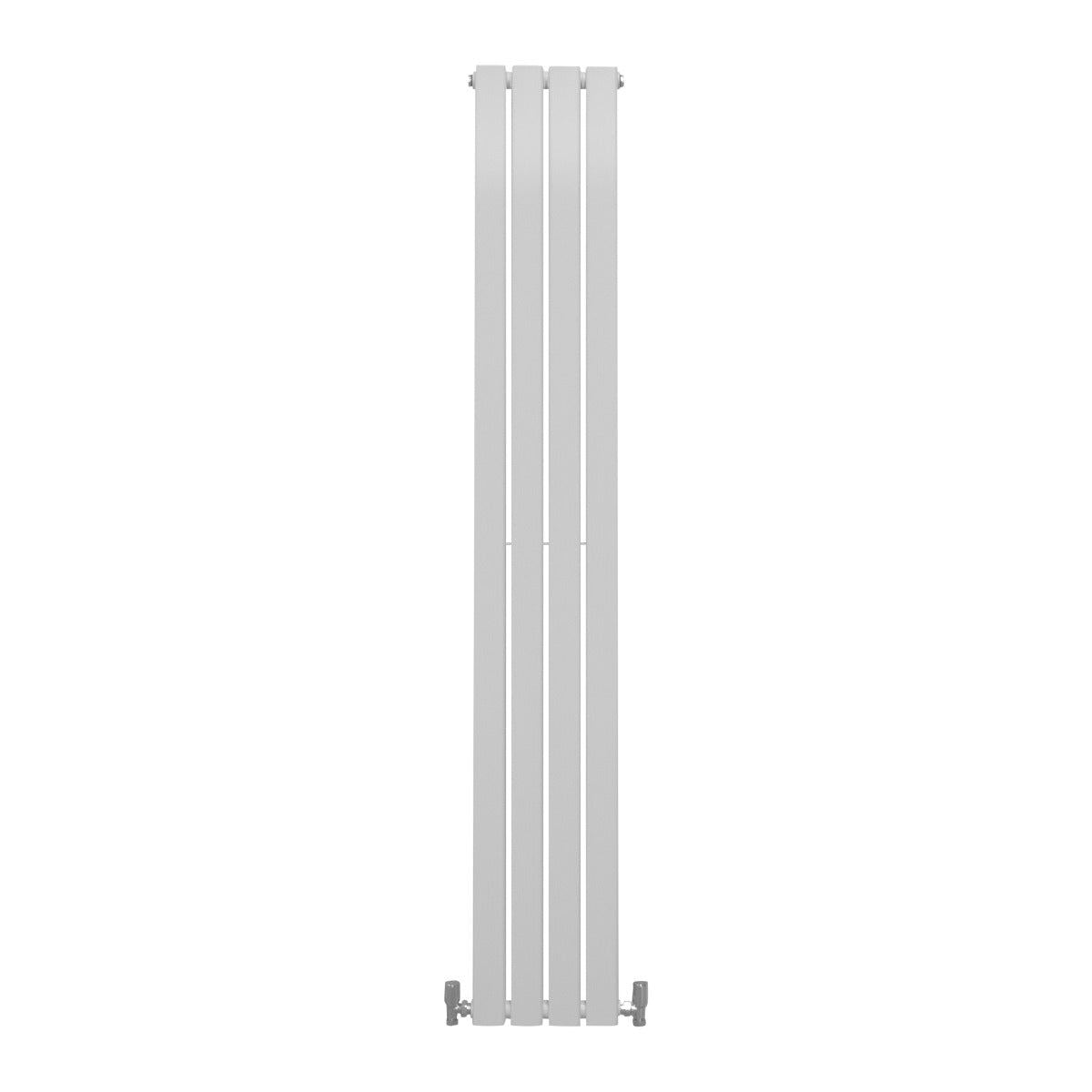 Designer Flat Panel Radiator 1800mm X 280mm Gloss White Finish For Home And Office