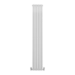 Designer Flat Panel Radiator 1800mm X 280mm Gloss White Finish For Home And Office by Monster Shop