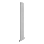Designer Flat Panel Radiator 1800mm X 280mm Gloss White Finish For Home And Office by Monster Shop