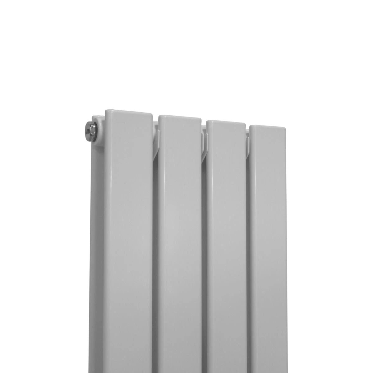 Designer Flat Panel Radiator 1800mm X 280mm Gloss White Finish For Home And Office by Monster Shop
