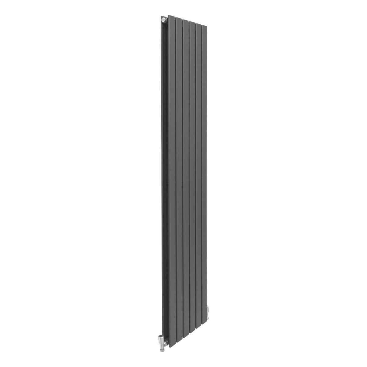 Designer Flat Panel Radiator 1800mm By 420mm Anthracite Grey Ideal For Modern Homes And Offices