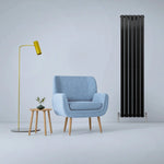 Designer Radiator 1800x420mm Matte Black Home by Monster Shop