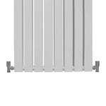 Monster Shop Designer Flat Panel Radiators 1800mm By 560mm Gloss White For Modern Interiors In Living Rooms Or Offices - Radiator