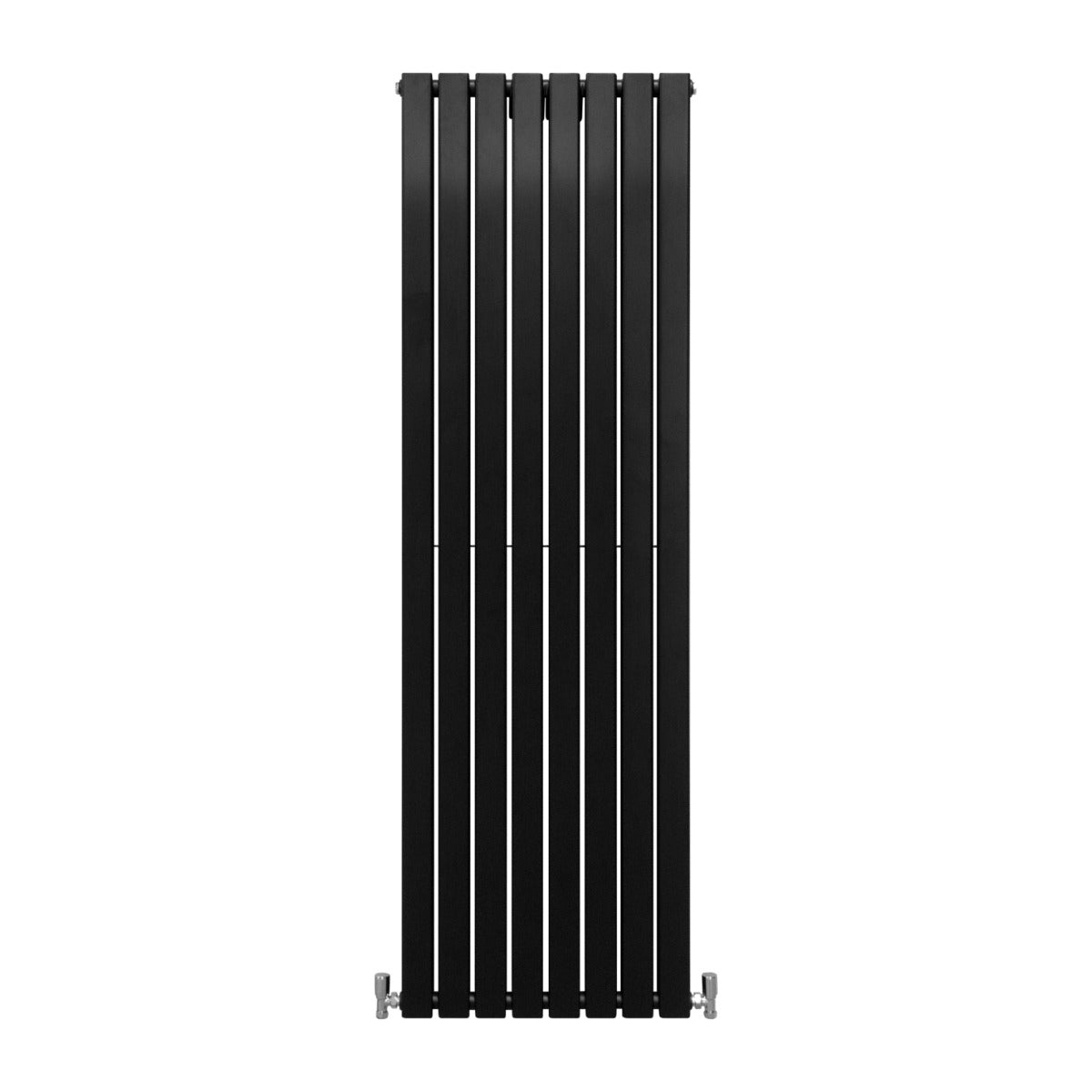Designer Flat Panel Radiator 1800x560mm Matte Black For Modern Living Rooms And Offices