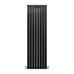 Monster Shop Designer Flat Panel Radiator 1800x560mm Matte Black For Modern Living Rooms And Offices - Radiator