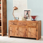 Indian Hub Toko Light Mango Large Sideboard - Sideboard