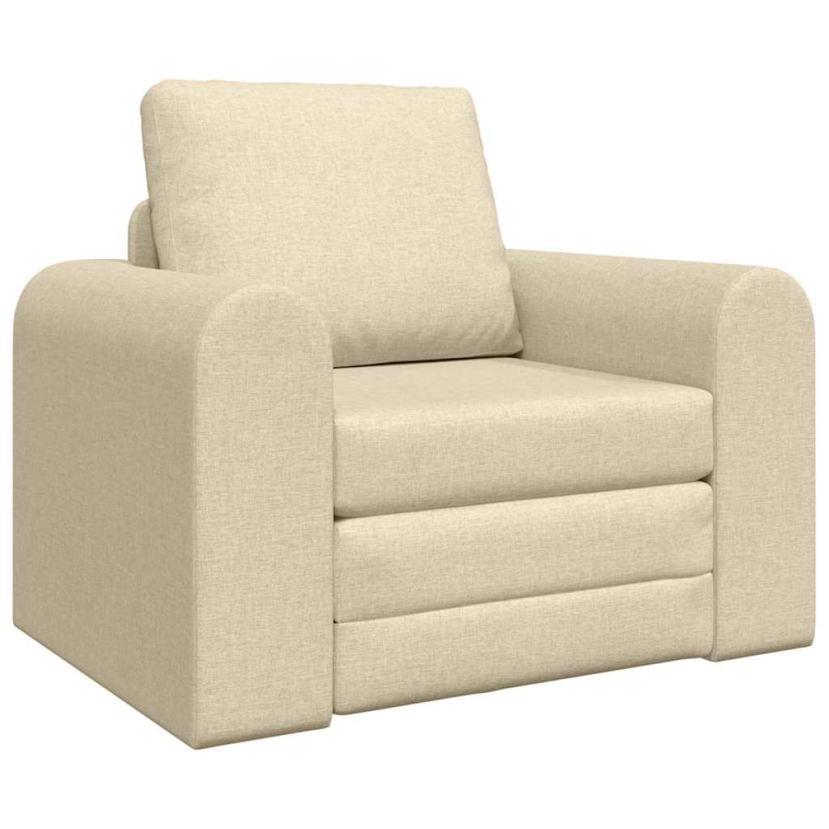 VidaXL Reading Chair 98x71x83 Cream Soft Fabric For Reading - vidaXL - Home Symphony
