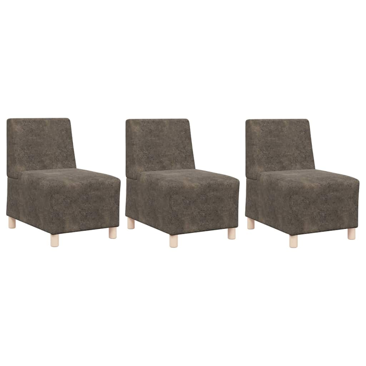 VidaXL Sofa Chair 55x74x82cm Faux Suede LivingRoom - vidaXL - Home Symphony