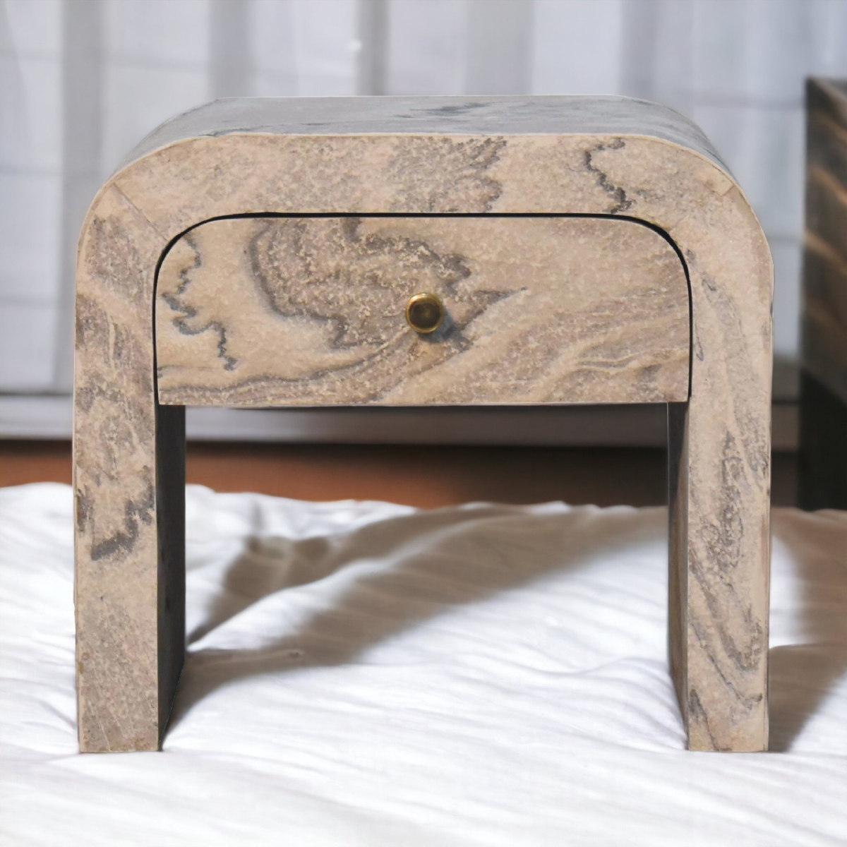 Artisan Bedside Compact Mango Wood Bedroom - Artisan Furniture - Home Symphony