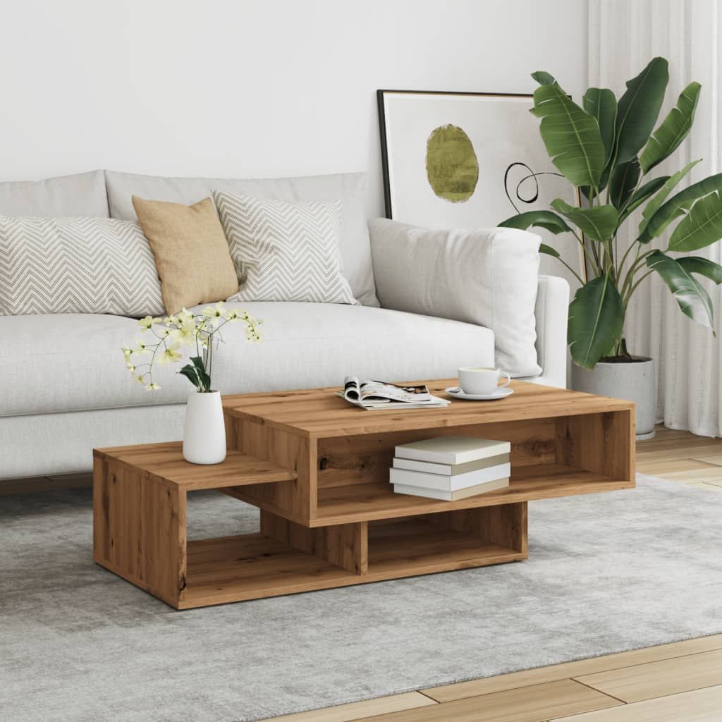 VidaXL Coffee Table 105x55x32 cm Artisan Oak Engineered Wood For Living Room And Home Office - vidaXL - Home Symphony