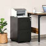 Vinsetto 2-Drawer Locking File Cabinet Office - Unbranded - Home Symphony