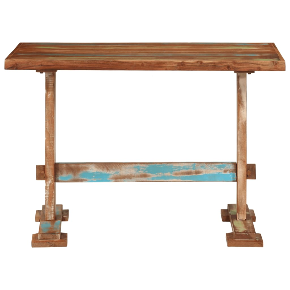 vidaXL Dining Table 110x55x78 cm Reclaimed Wood Home Dining - vidaXL - Home Symphony