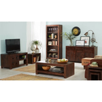 Indian Hub Toko Dark Mango Nest Of 3 Tables - Nest of Tables