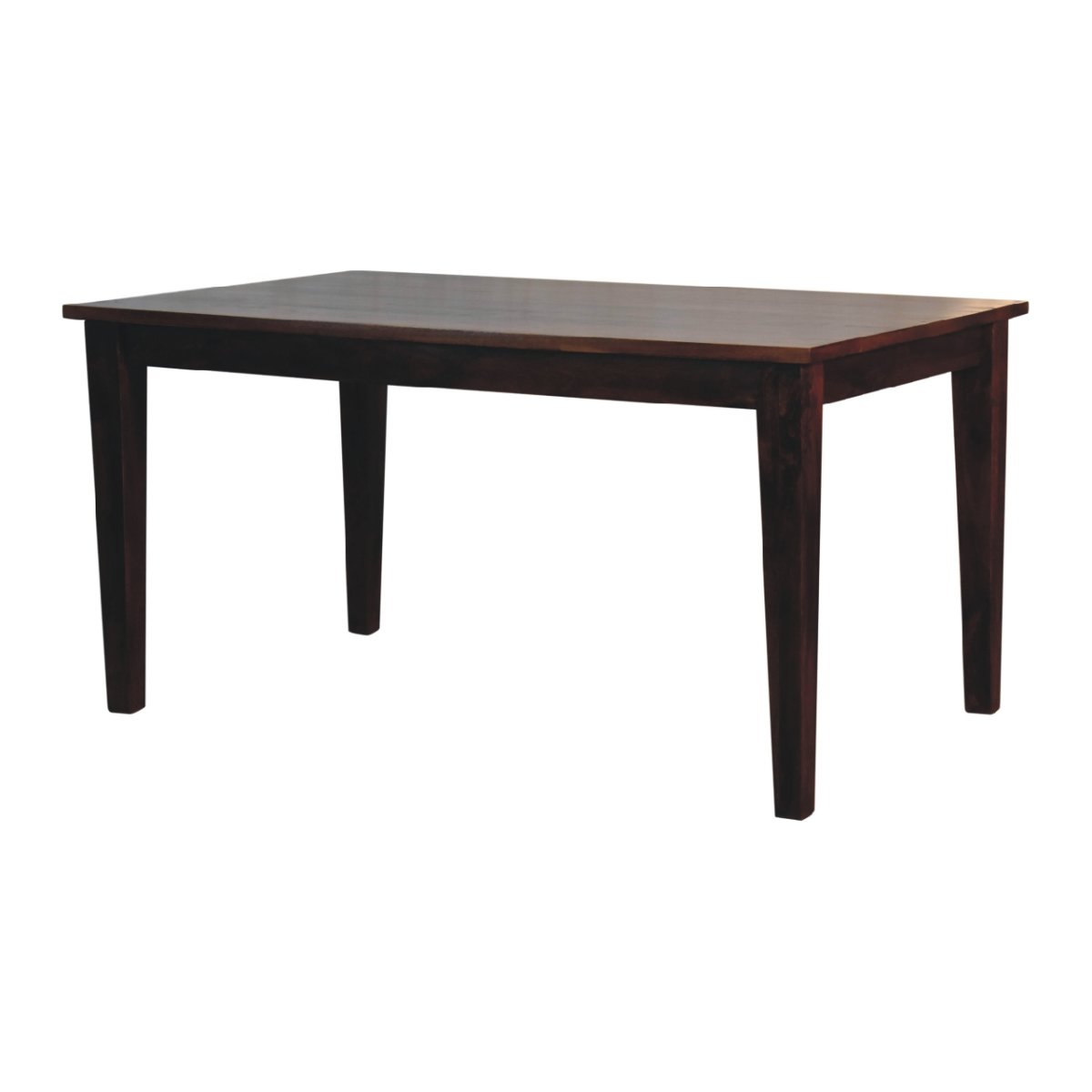 Artisan Dining Table 6ft Solid Mango Chestnut Finish Family - Artisan Furniture - Home Symphony