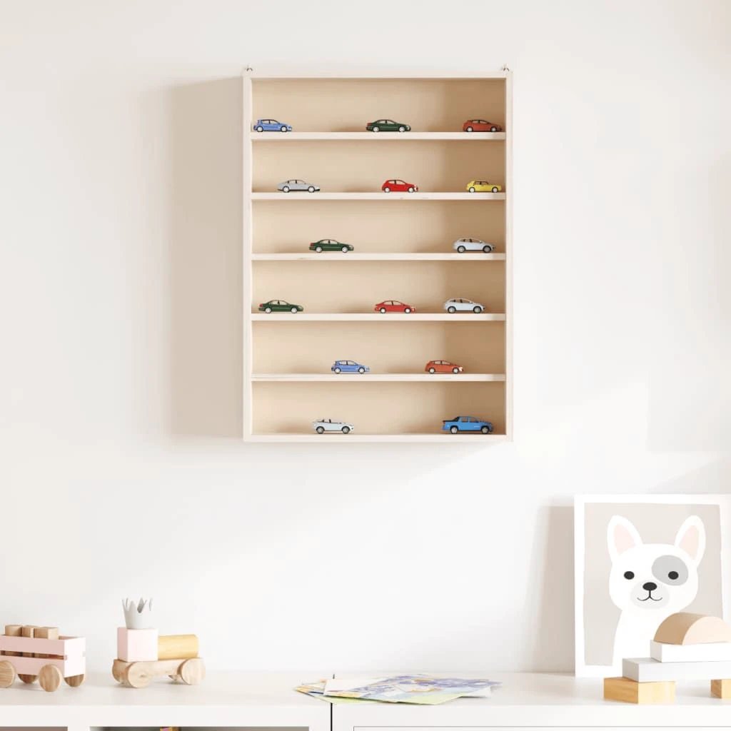 vidaXL vidaXL Wall Display Cabinet with 6 Shelves 40x8.5x55 cm - Display Cabinet