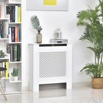 MDF Radiator Cover 78Lx19Wx82Hcm Diamond Grill by HOMCOM