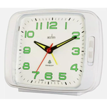 Acctim Acctim Ada Luminous tipped hands and numbers with Snooze White Alarm Clock 15702 - Clock