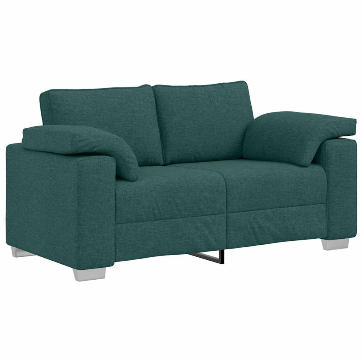 VidaXL Comfortable Fabric Sofa 160 x 77 x 82 cm Dark Green Cushion For Modern Living Rooms And Family Relaxation - vidaXL - Home Symphony