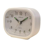 Amplus Amplus Travel White Dial Luminous Hands Alarm White Clock PT182W - Clock