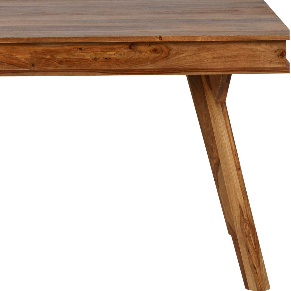 Jodhpur Sheesham Dining Table Compact Solid Wood For Home - Indian Hub - Home Symphony