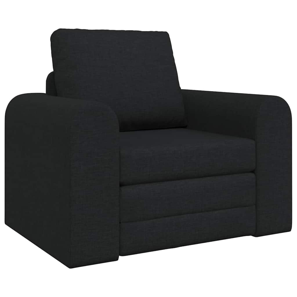 VidaXL Armchair 98 By 71 By 83 Cm Black Fabric For Reading - vidaXL - Home Symphony