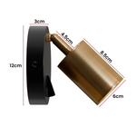 LEDSone Rotatable GU10 Spotlight Single Head Wall Light with On-Off Switch-5631 - Spotlight