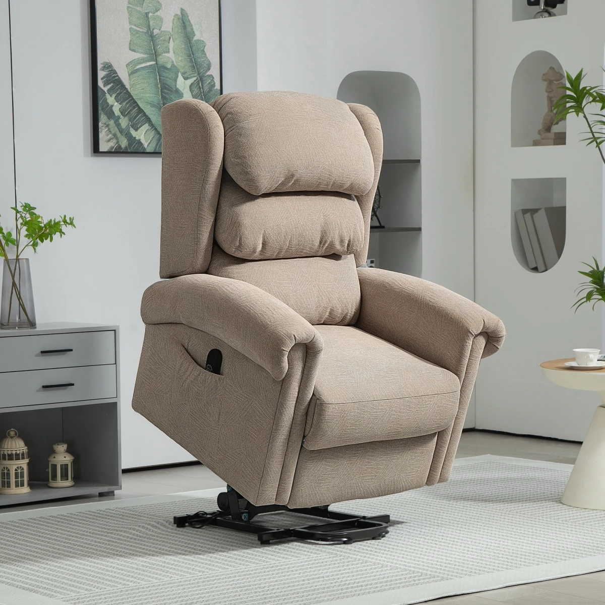 HOMCOM Lift Recliner Chair Oversized Remote for Elderly by HOMCOM