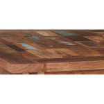 Indian Hub Coastal Small Dining Table Solid Reclaimed Wood for Homes - Dining Table