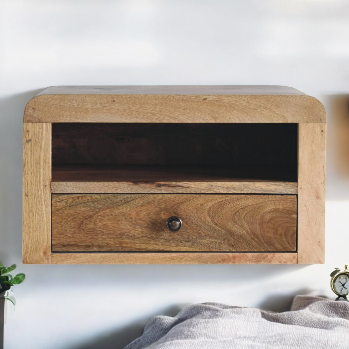 Artisan Bedside Compact Mango Wood Bedroom - Artisan Furniture - Home Symphony