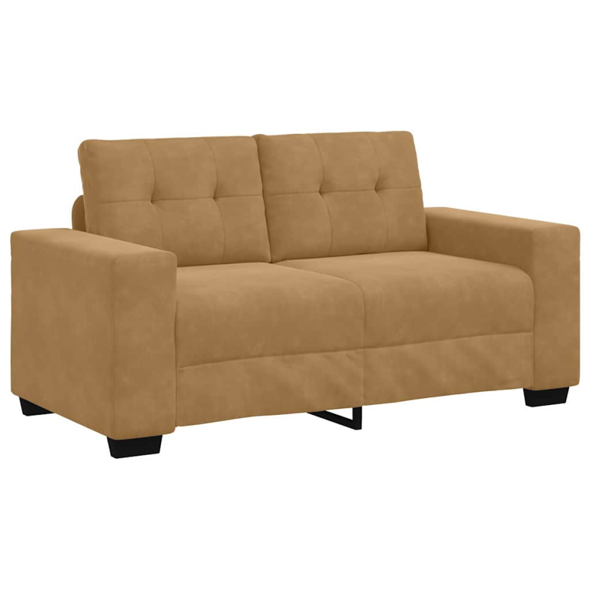 VidaXL Loveseat Sofa Compact Velvet Upholstery For Home Use - vidaXL - Home Symphony