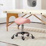 HOMCOM HOMCOM Saddle Stool 49-61cm Adjustable Salon - Bar Stool