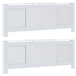 VidaXL Radiator Cover 142-205x20.5x81.5cm Slatted - vidaXL - Home Symphony