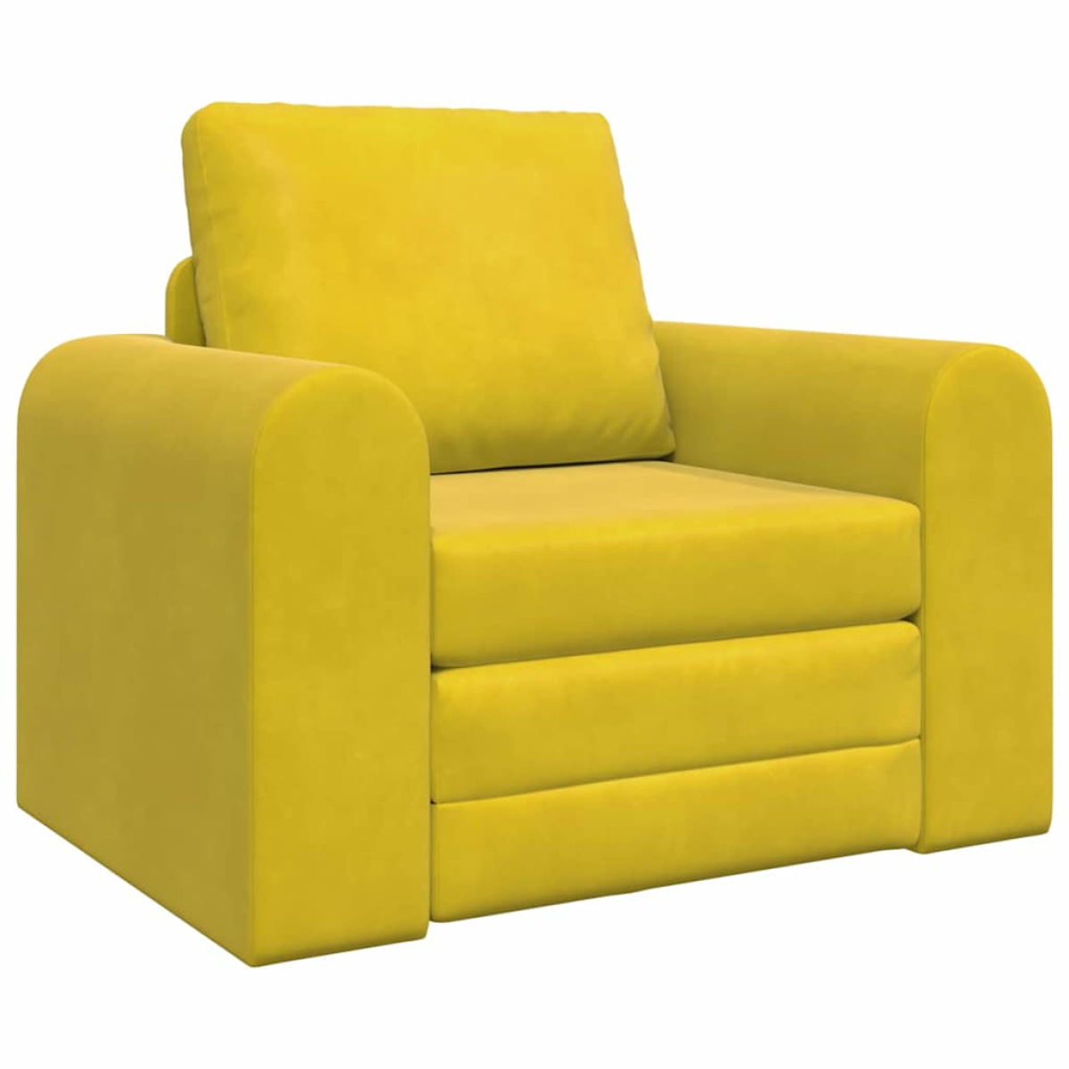 VidaXL Sofa Bed 98x71x83 Cm Velvet Yellow Living Room - vidaXL - Home Symphony