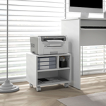 HOMCOM Homcom Printer Stand On Wheels For Home Office - Desk