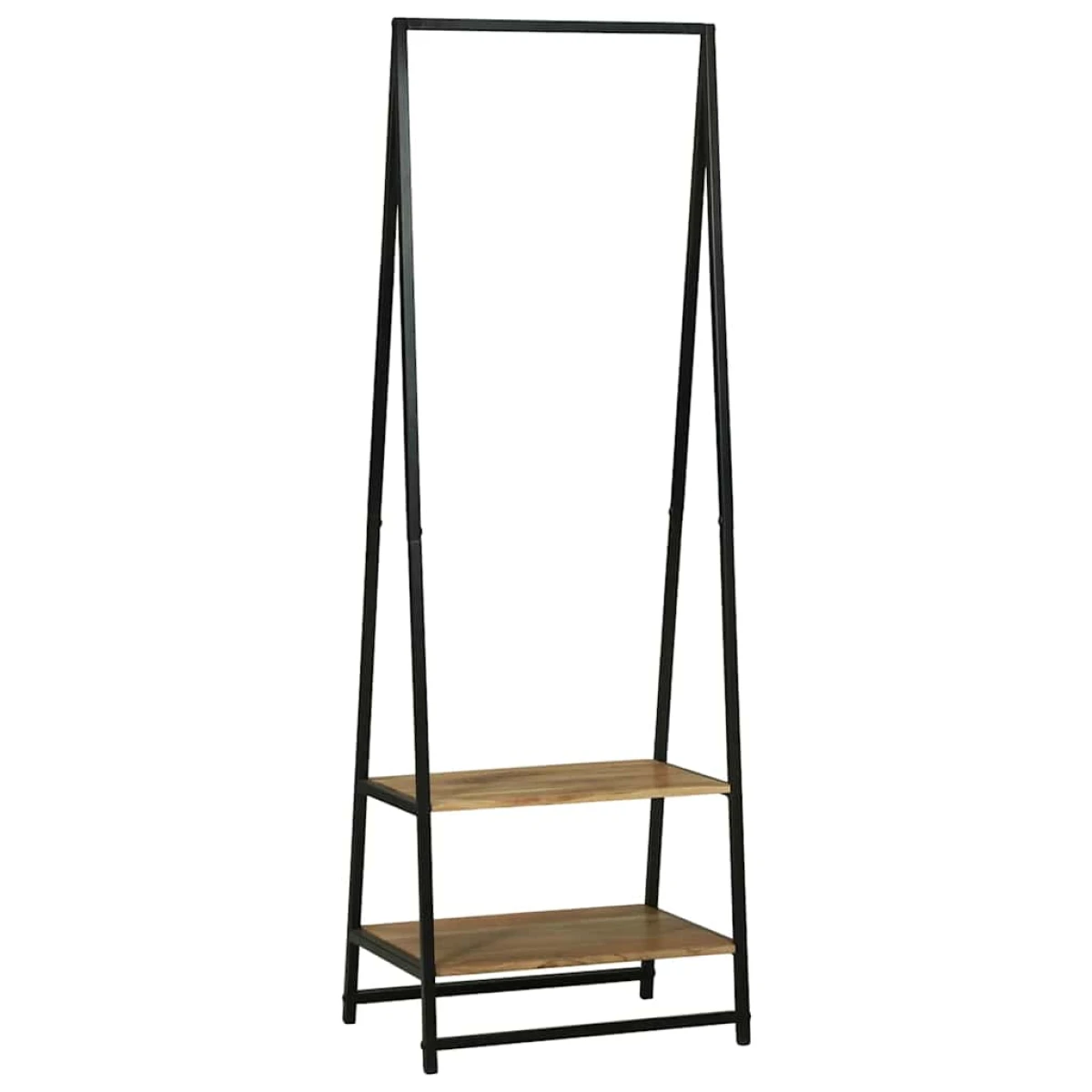 VidaXL Clothes Rack 60 x 45 x 180 cm Solid Acacia Wood Minimalist Frame For Home Organization by vidaXL