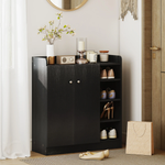 HOMCOM HOMCOM Shoe Cabinet 4-Tier Adjustable Entryway - Shoe Storage