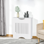 HOMCOM Radiator Cover Slatted Front White Home - HOMCOM - Home Symphony