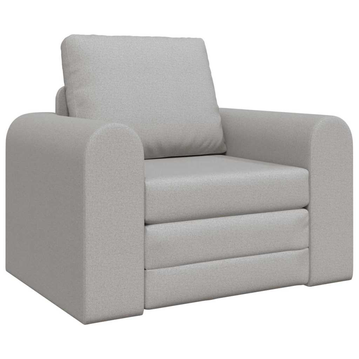 VidaXL Sofa Bed 98 x 71 x 83 cm Grey Fabric Reading Chair - vidaXL - Home Symphony