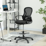 Vinsetto Mesh Office Chair Adjustable Height With Lumbar Support For Home Office Use by Vinsetto