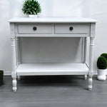 MSL 90CM 2 DRAWER SIDE TABLE - Bedside Table