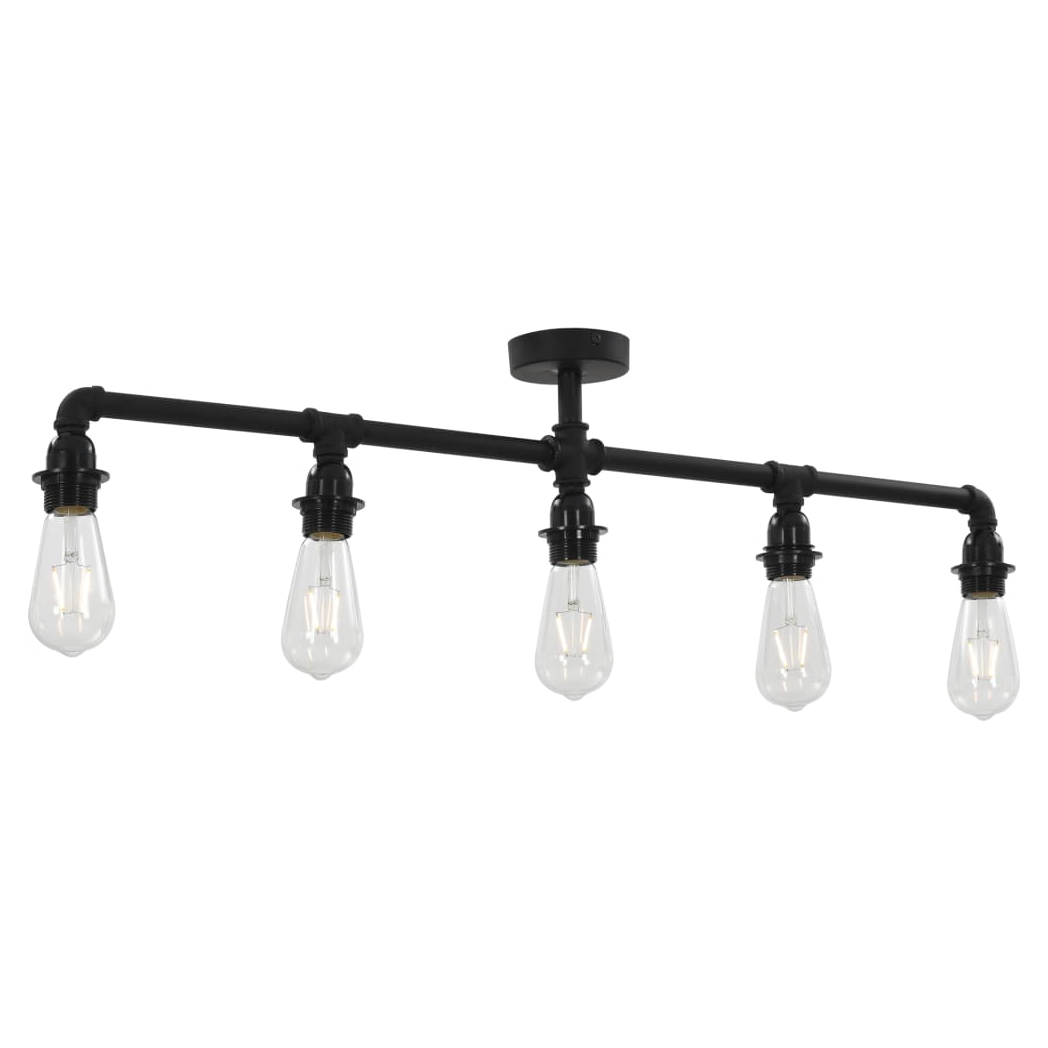 VidaXL Ceiling Lamp FiveBulb E27 Steampunk Home - vidaXL - Home Symphony