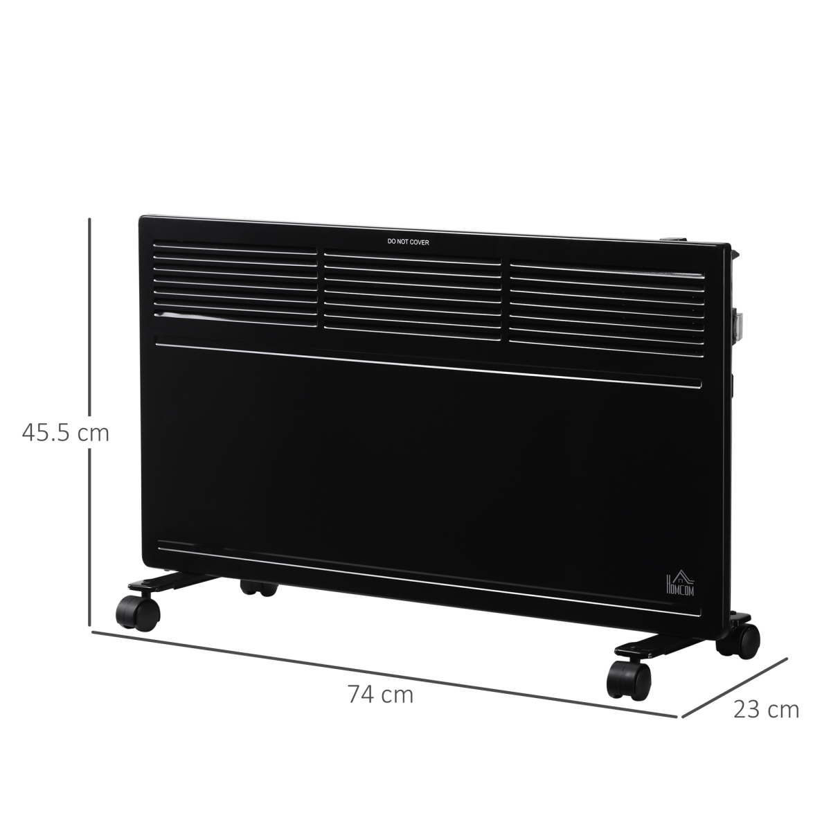 Homcom Convector Heater Compact TipOver Safe Home