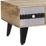 Indian Hub Sorio Coffee Table 4-Drawers Handcrafted Living - Coffee Table