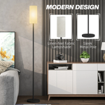 HOMCOM HOMCOM Floor Lamp 63 Inches With Foot Switch For Living Room - Lamp
