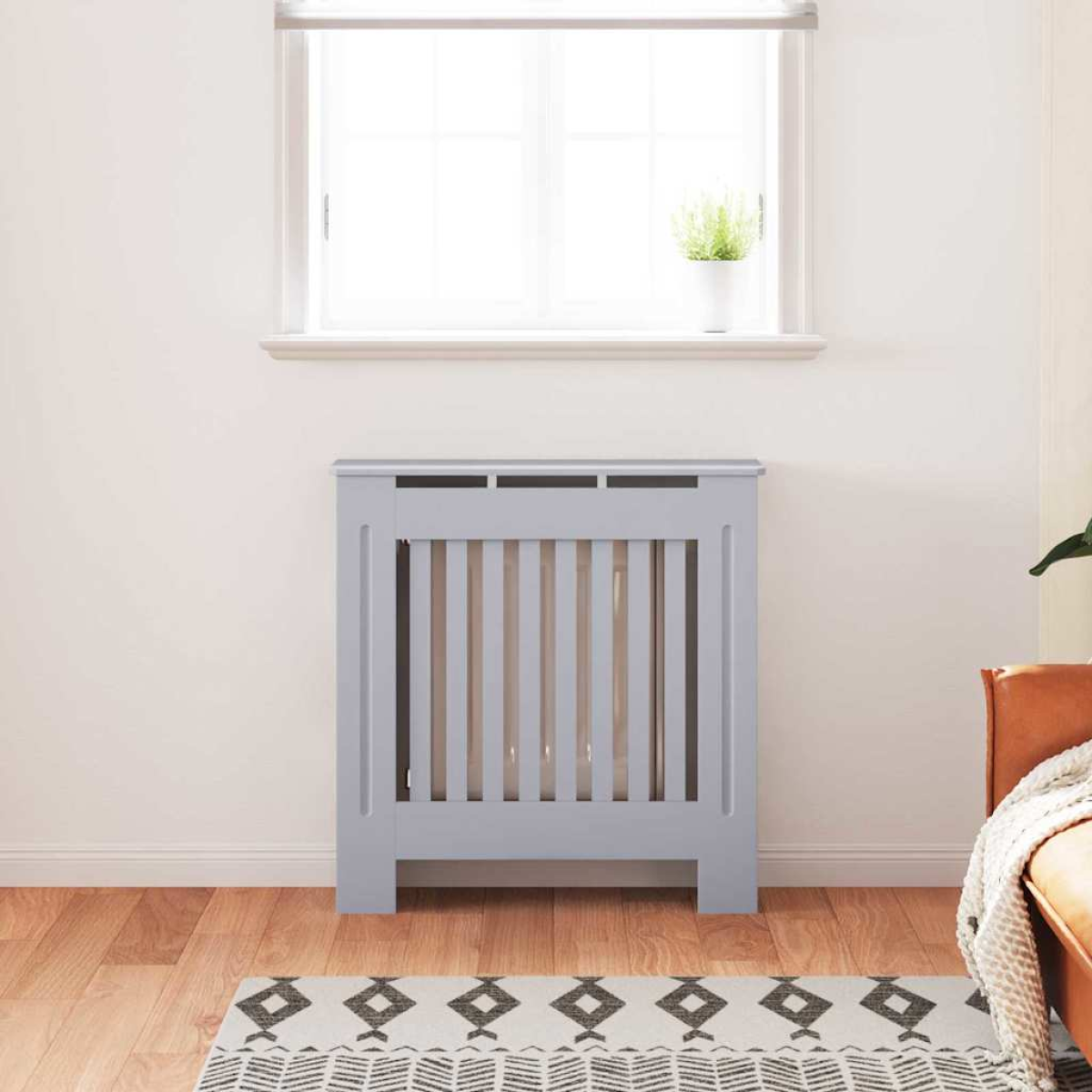 VidaXL Radiator Cover 78x19x81.5cm Wood HomeDecor - vidaXL - Home Symphony