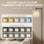 Premium Floor Lamp Tall 9W Remote Reading - N/A - Home Symphony