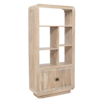 Indian Hub Hudson Carved Mango Wood Bookcase - Bookcase