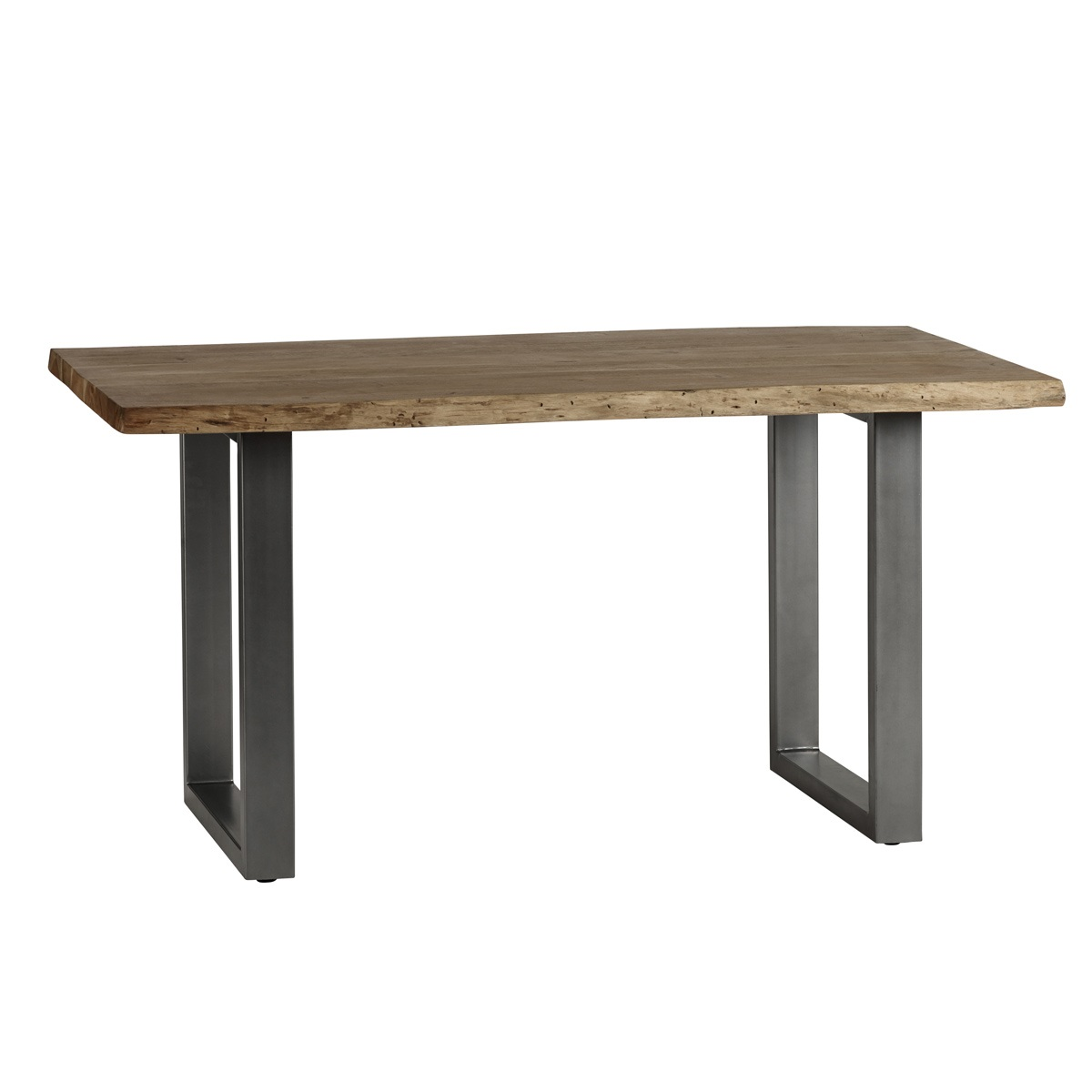 Baltic Dining Table 1.5m Live Edge With Metal Legs Modern - Indian Hub - Home Symphony