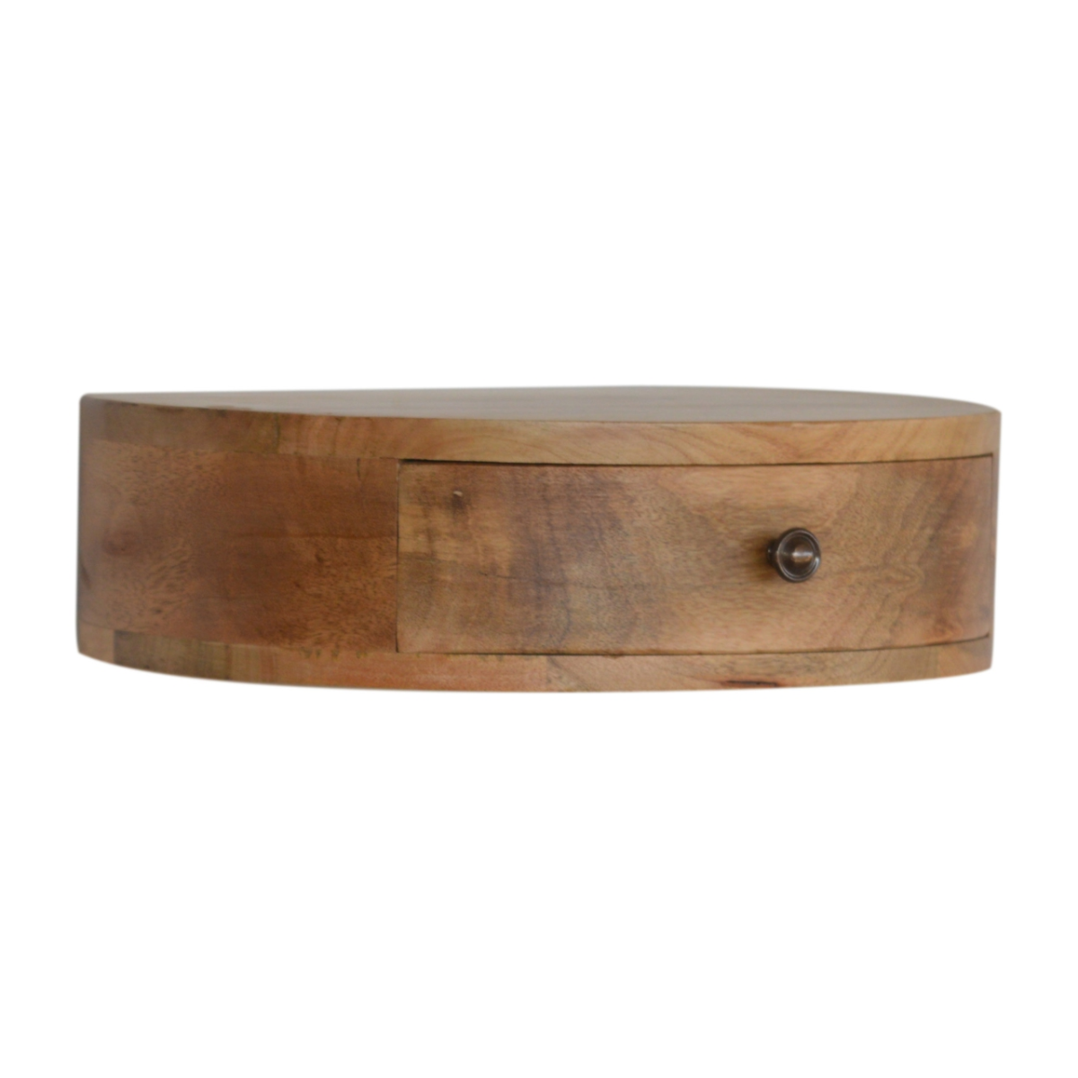 Artisan Bedside Drawer Wall Mount Round MangoWood - Artisan Furniture - Home Symphony